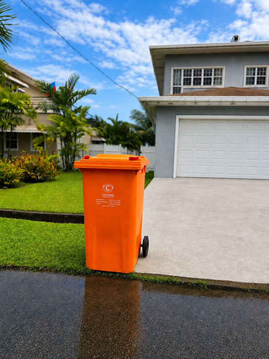 Residential waste management services in Guyana